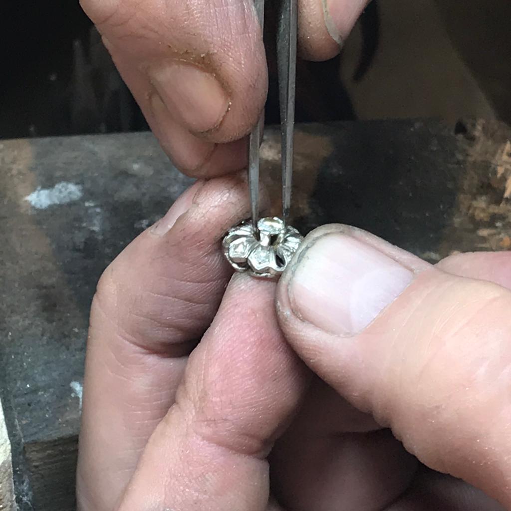 Vintage Diamond Earring Restoration	